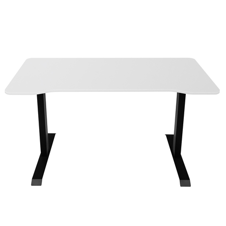 Universal-Schreibtischplatte 138x68x18 cm ERGO Weiß