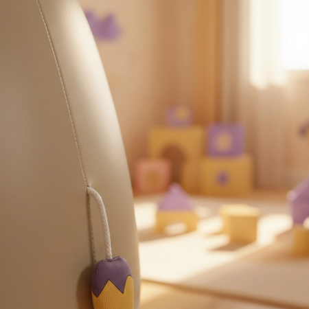 Zestaw mebli dziecięcych Spacetronik – regulowany stolik i sofa Miś