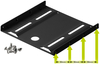 25" auf 35" Festplattenadapter schwarz Goobay