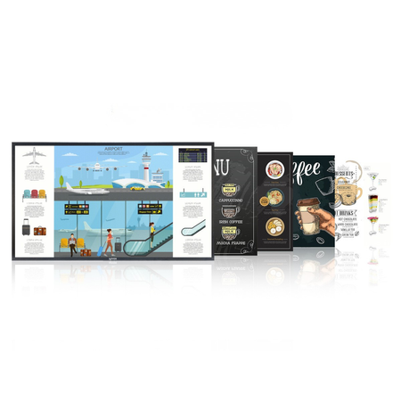 Monitor Digital Signage 4K IP66 1000 nitów Sylvox 55"