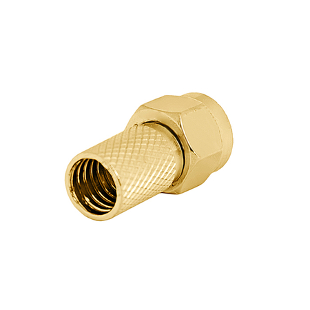 Wtyk typu F nakręcany Big Nut 6,8/22 mm Spacetronik TV-FT02G 100 szt.