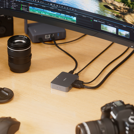 Przełącznik KVM IP HDMI 4K BIOS USB Comet GL-RM1