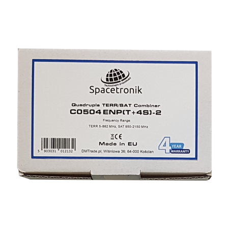 Sumator 4x SAT+ DVB-T/T2 Spacetronik 5/4 C0504