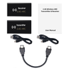 Bezprzewodowy nadajnik i odbiornik 2.4G audio 14DB HD Sound Quality HDMI TV Spacetronik SPH-WA01