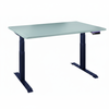 Biurko regulowane Vegard elektryczne dwusilnikowe MDF niebieskie