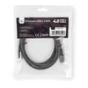 Kabel USB-C USB4 20Gbps 100W 4K@60Hz Spacetronik 2m