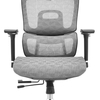 Regulowany Fotel do biurka obrotowy 4D MIRA Szary Outlet B-