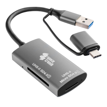Czytnik kart SPU-CR05 USB-C USB-A Spacetronik - zdjęcie 2