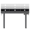 Mobile Singlel-Motor Sit-Stand Desk with Divider