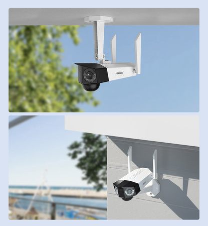 Kamera 4G LTE Reolink Duo2 180st podwójny obiektyw panoramiczna zewnętrzna IP66