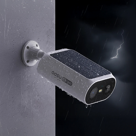 Zestaw 4 kamer solarnych + stacja 32GB Aosu P1 SE SL-C8E-4H