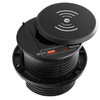 Spacetronik SPS-R1D3W V2 runde Tischsteckdose