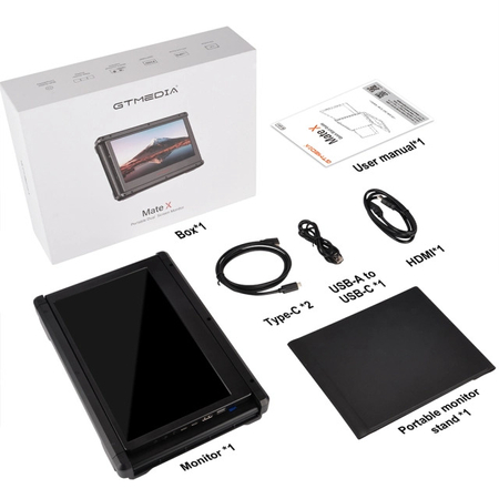 Zusätzlich zwei USB-C Mate X Laptop-Monitore