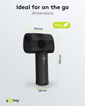 Goobay wiederaufladbare aufblasbare Pumpe + Tipps