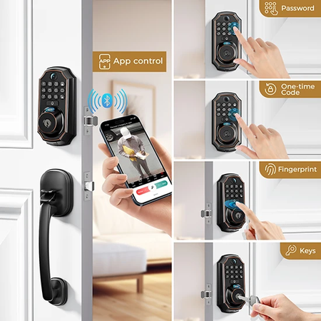 Intelligentes Türschloss mit Griff ARPHA D289H - zdjęcie 2