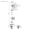 Uchwyt na dwa monitory Spacetronik pionowy SPA122