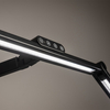 Duża Lampa Biurkowa LED CRI 95 Bezcieniowa Spacetronik Glow D3 z Regulacją Czarna 35W