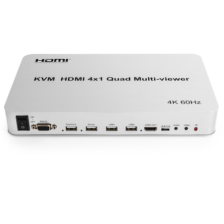 Multi-Viewer HDMI 4/1 PIP Spacetronik SPH-MV41PIP-Q3 4K 60Hz KVM