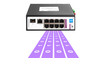 SWITCH 8-Port SP-SGI108SP2 Industrieller PoE SFP