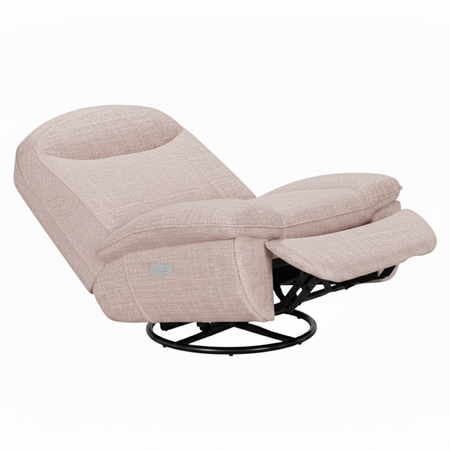 Fotel relaksacyjny regulowany elektryczny FLAX 05 z USB regulacją oparcia i podnóżka
