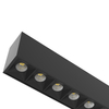 Lampa sufitowa do biura LED GLOW D24 4000K Czarna