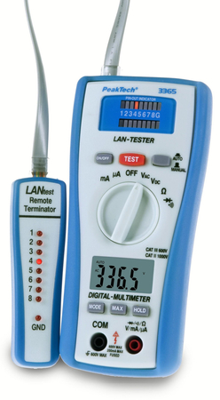 PeakTech 3365 Multimeter mit LAN-Tester