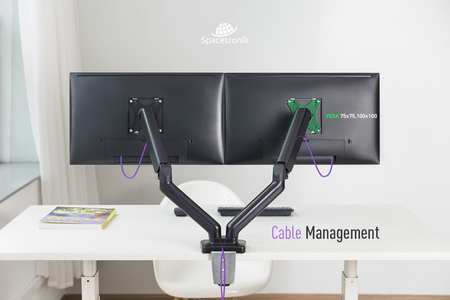Gashalter für zwei Spacetronik SPA-G120 Monitore - zdjęcie 2