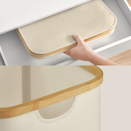 Kosz na pranie 90L 1 komorowy biały