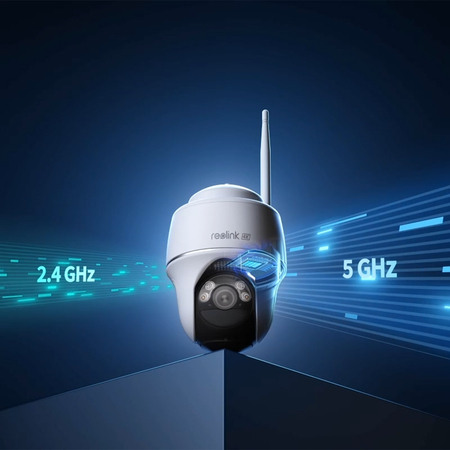 Kamera zewnętrzna LTE Reolink Go PT Ultra 4K szara