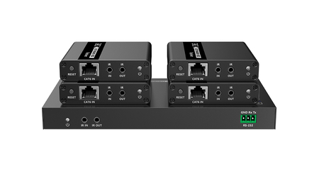 Rozgałęźnik 1x4 HDMI na LAN 4K@30Hz Spacetronik SPH-RL24 - zdjęcie 2