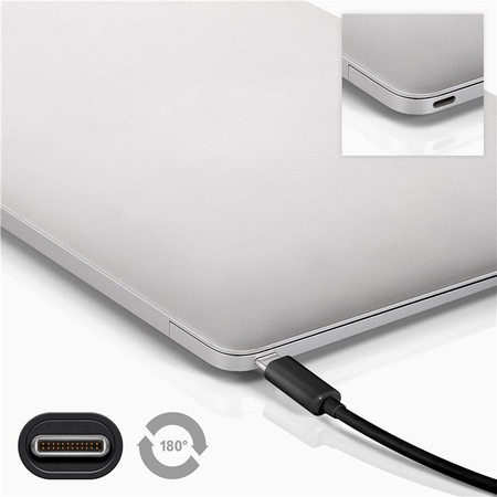USB-C - USB 3.2 Gen1 GAME Gewinkeltes Goobay Kabel 1m