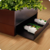 Zestaw DONICZKA nawadniająca 10L + KWIETNIK SZUFLADA LAMPA do roślin SMART GARDEN Spacetronik