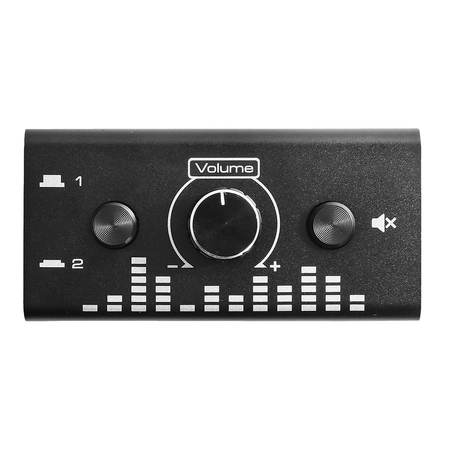 Przełącznik rozgałęźnik słuchawek sumator jack Hi-Fi Aux 3,5mm dwukierunkowy SPH-AA03