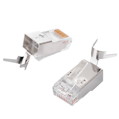Wtyk sieciowy RJ45 CAT 7 FTP NC-RJ457FT-11 100szt - zdjęcie 2