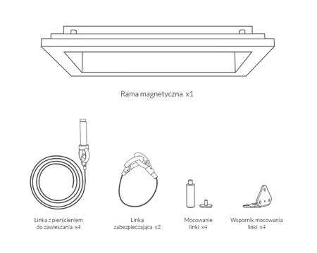 Akcesorium do montażu dla świetlika dachowego Yeelight Rooflight P21 - zdjęcie 2