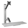 Single Monitor Wall Monitor Mount with Keyboard