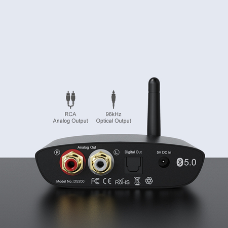 DS200 Pro DAC Audiowandler mit BT-Empfänger