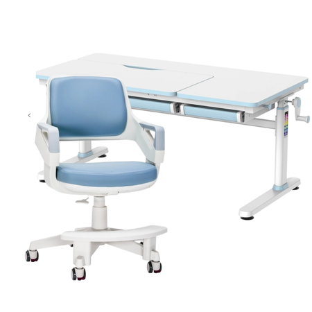 Biurko regulowane Spacetronik XD SPE-X104WA 120x60