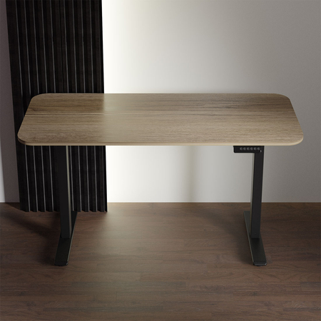 Universal-Schreibtischplatte 138x80x18cm Eiche Lungo
