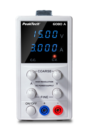 Labornetzteil 45W 15V 3A PeakTech 6080A