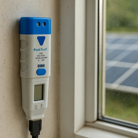 PeakTech USB-Gleichspannungsmessgerät 5186