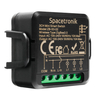 Mini switch światła włącznik ZigBee potrójny przekaźnik Smart Life Tuya Spacetronik sterownik ZB-S3-02 Black
