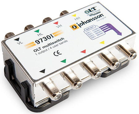 Multiswitch Unicable Johansson 9730 - 4/1 Unicable, SCR, OLT