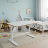 Biurko regulowane dla dziecka Spacetronik XD 80x60 cm (białe)