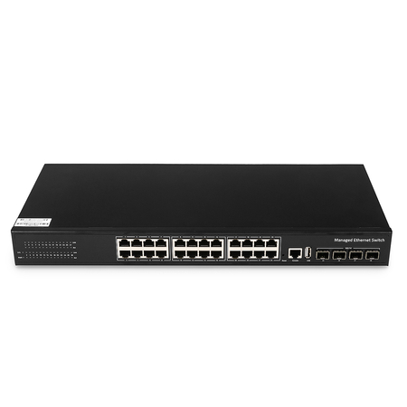 SWITCH 24x LAN managed Layer 3 4x SFP 10G L3 - zdjęcie 2