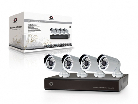 Zestaw CCTV KIT AHD 8CH DVR 4x kamery 1080P