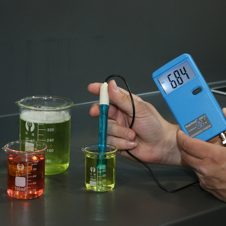 Kwasomierz tester roztworów Odczynu PH wody z baterią PeakTech 5310A