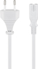 Kabel zasilający C7 ÓSEMKA 2-pin PROSTY Goobay biały 5m
