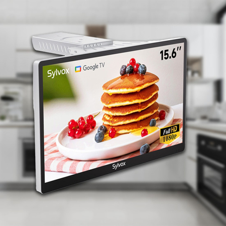 Sylvox 15.6” Smart TV (2024) do kuchni Google TV