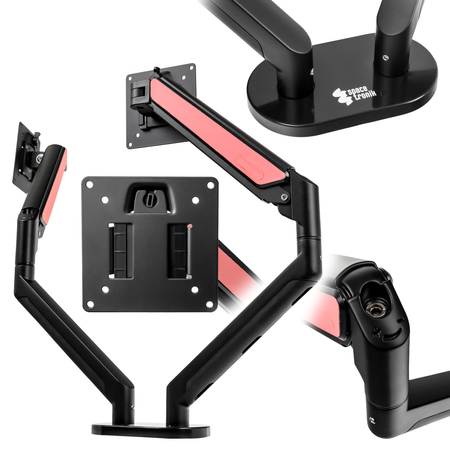 Uchwyt na 2 Monitory SPAZ120BP Aluminiowy 13-36" 12kg